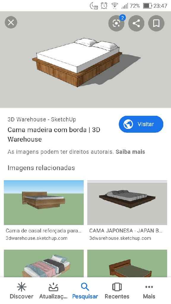 Cama com borda - 1