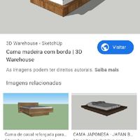 Cama com borda - 1