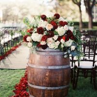 Barril de flores 