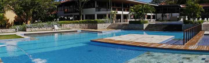 A piscina...