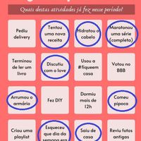 Bingo da quarentena: quem se atreve? #NoivasEmCasa - 1