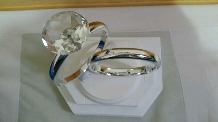 Noivado e meu topo d bolo - wedding rings - 4