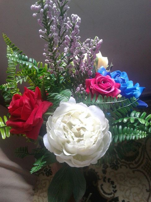 Flores pra fazer o buquê etc - 2