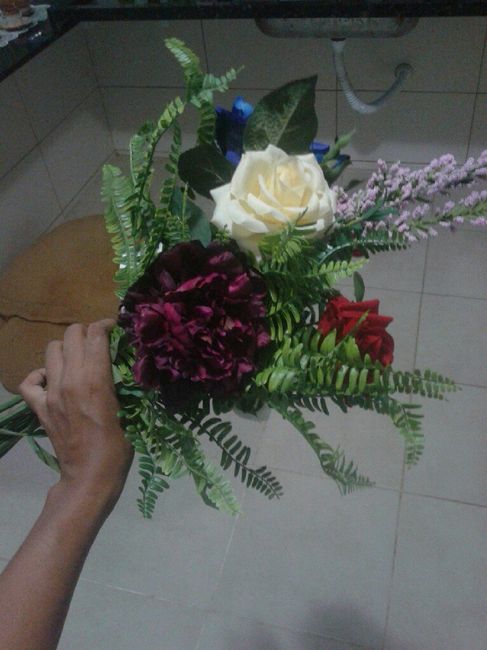Flores pra fazer o buquê etc - 3