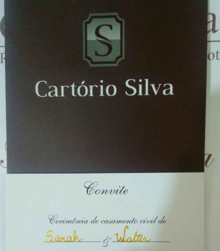 Marquei o casamento civil - 1