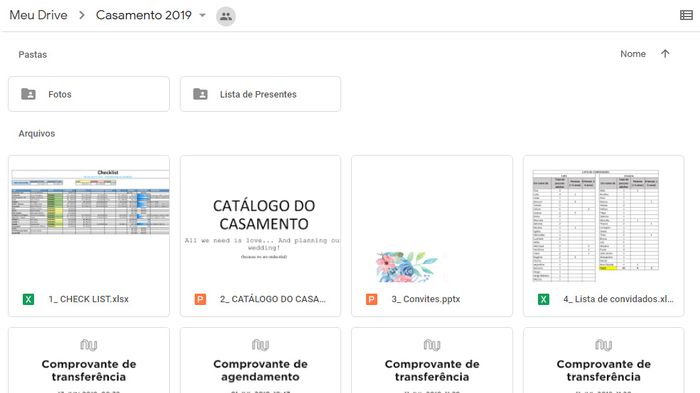 Bem organizadinho