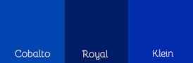 Paleta azul Royal