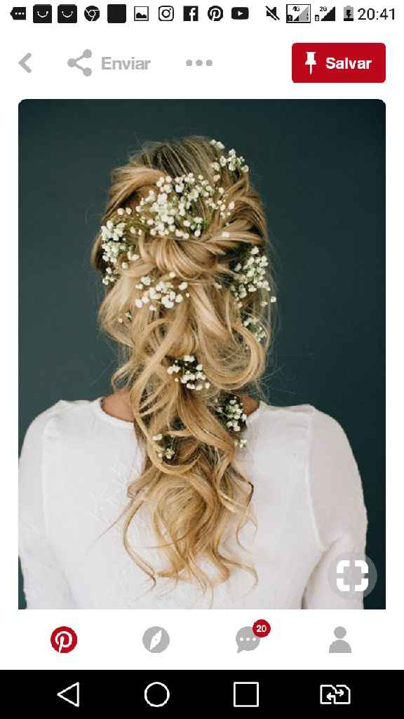 Qual será o tipo do penteado? - 1