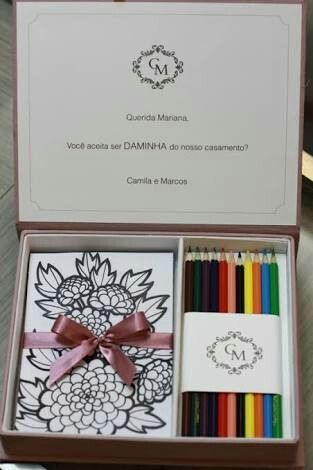 Inspirações convites... pajens e daminhas - 9