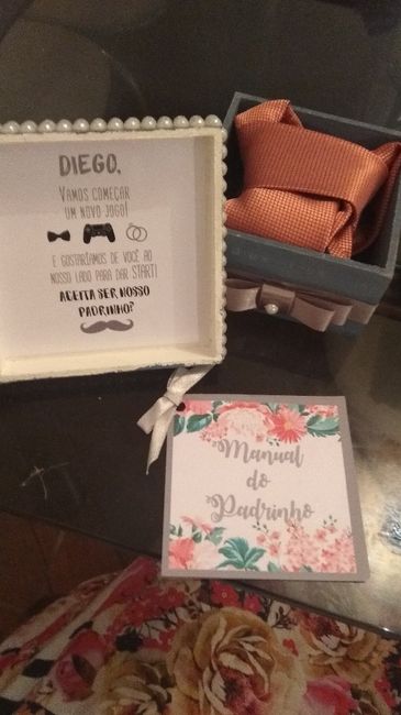 Caixas convite Padrinhos e Pajens e Daminhas diy feitas por mim ❤️ - 2