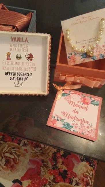 Caixas convite Padrinhos e Pajens e Daminhas diy feitas por mim ❤️ - 3