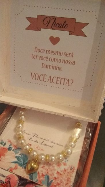 Caixas convite Padrinhos e Pajens e Daminhas diy feitas por mim ❤️ - 5