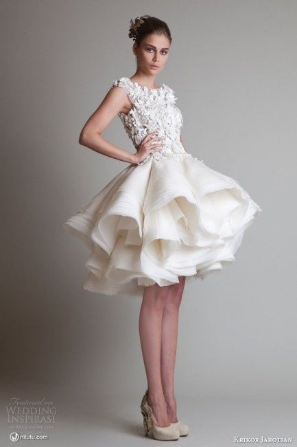 Vestido de Noiva Curto
