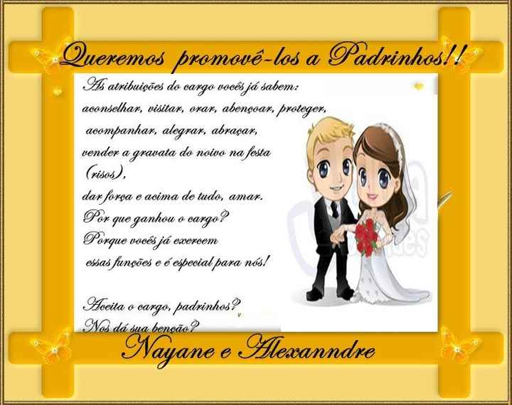 Convite padrinhos e save the date #vem ver - 1