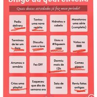 Bingo da quarentena: quem se atreve? #NoivasEmCasa - 1