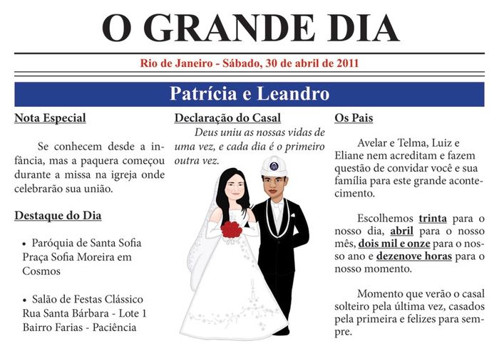 modelo de convites
