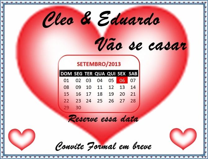 Meu Save the date