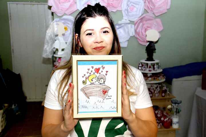 Organizando o chá de cozinha e fotos do meu! - 16