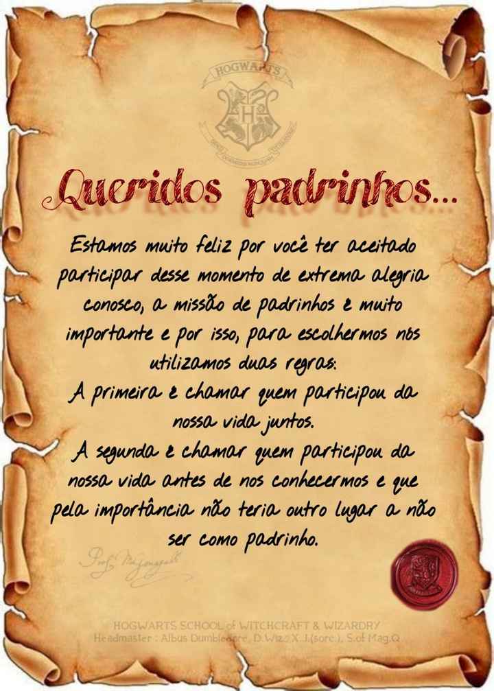 Manual dos padrinhos do harry potter - 2