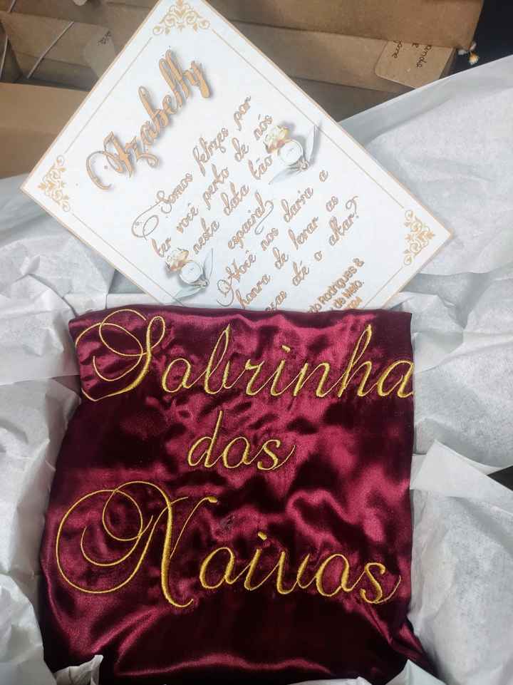 o que vocês deram na caixa convite dos padrinhos? - 2