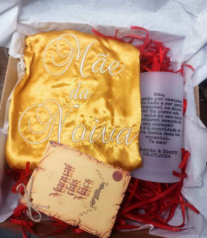 o que vocês deram na caixa convite dos padrinhos? - 3