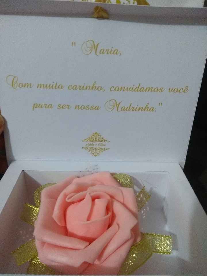  Convite dos padrinhos, dama de honra e pai da noiva - vem ver - 1