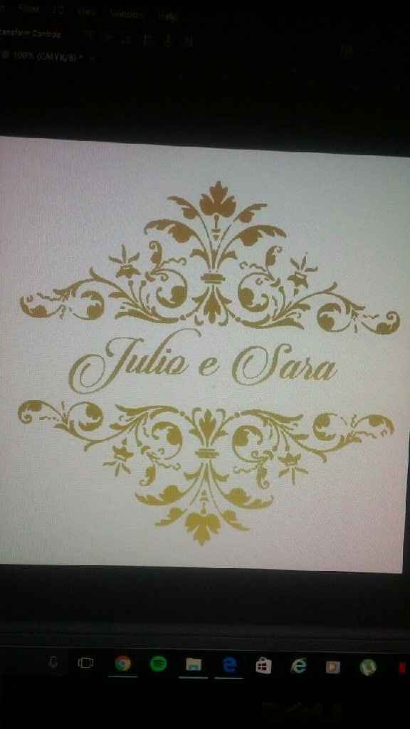 Preparativos - monograma e save the date - 2