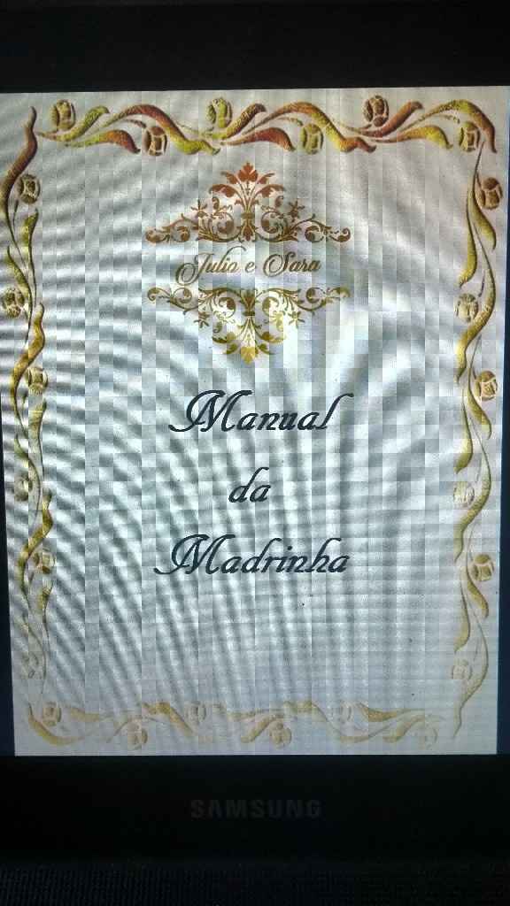  Manual da madrinha quase pronto, vem ver! - 1