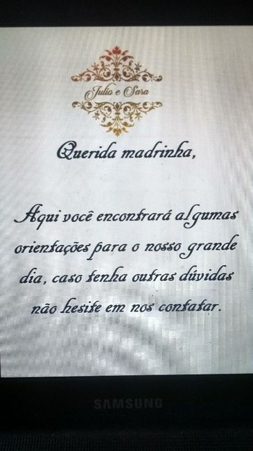  Manual da madrinha quase pronto, vem ver! - 2