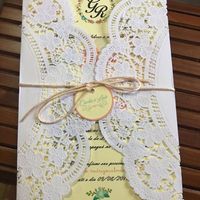 Convite de casamento rústico - 1