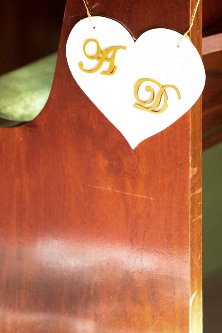 Placa com a nossa inicias