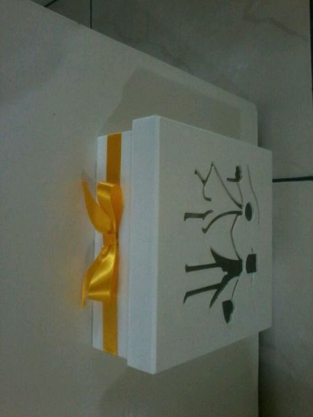 Caixa decorada para convite dos padrinhos! - 2