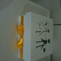 Caixa decorada para convite dos padrinhos! - 2