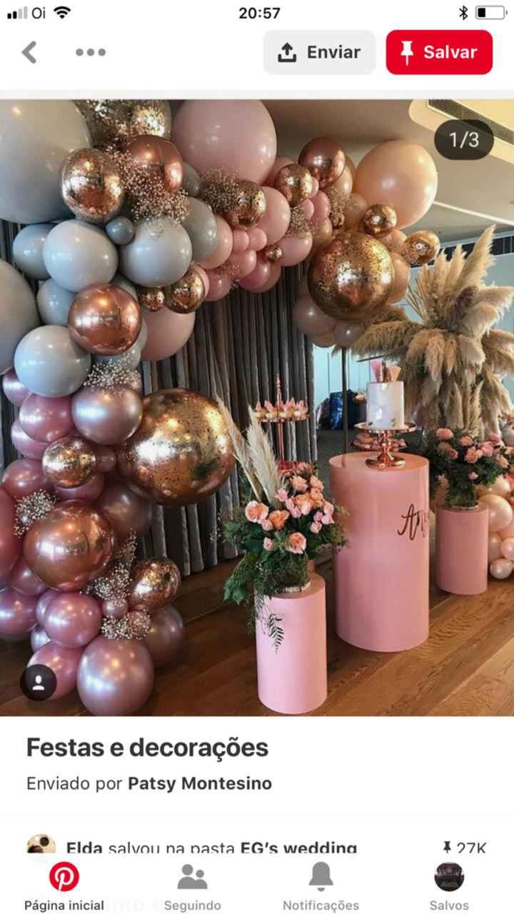 Tendência balões descontraídos na decoração do casamento - 2