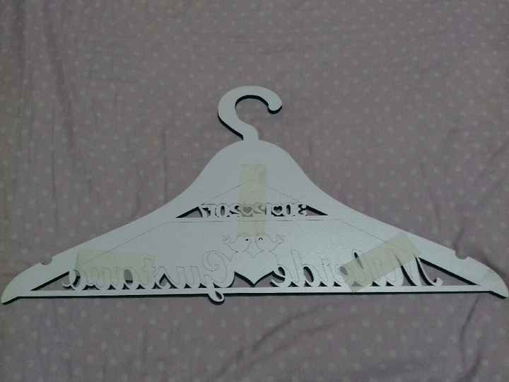 Cabide de noiva personalizado #vemver - 3