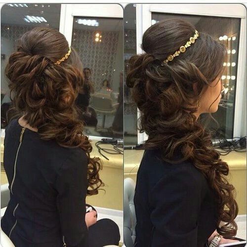 Noivas com cabelo preso e semi solto - 1