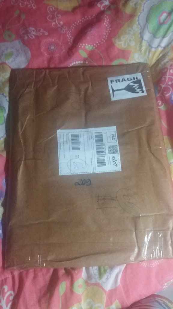 Chegou bem embrulhado