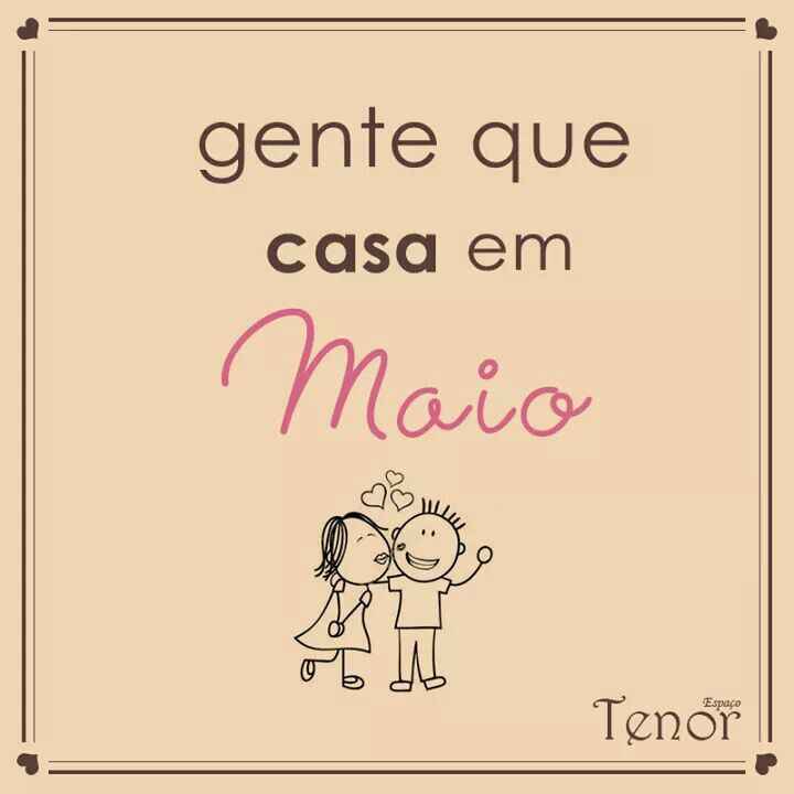 Gente que casa em maio!! - 1