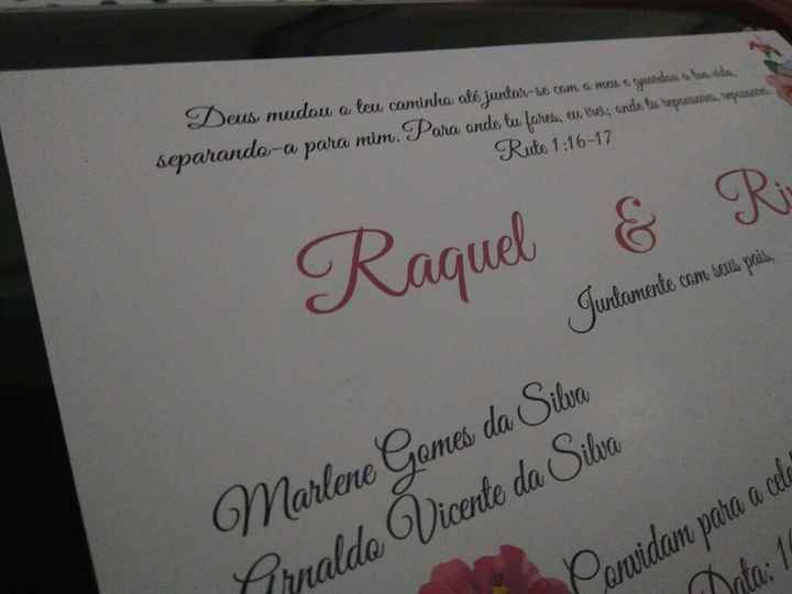 Convite de casamento - 3