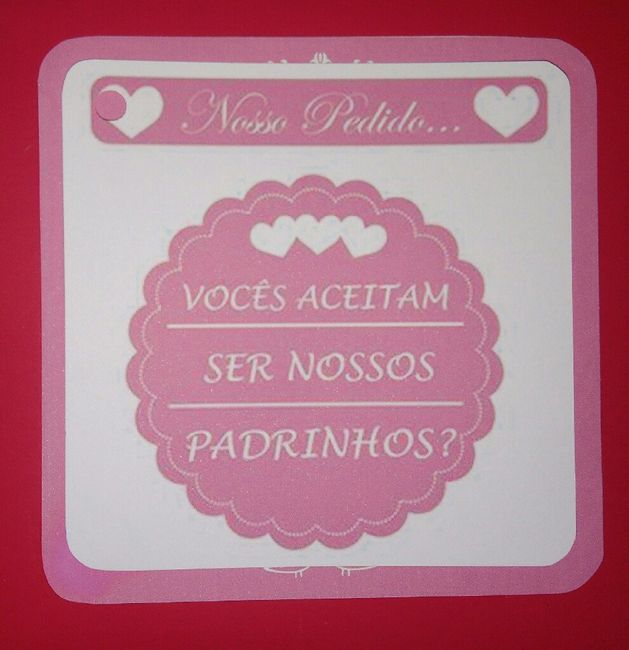Inspiração-convite para padrinhos - 2