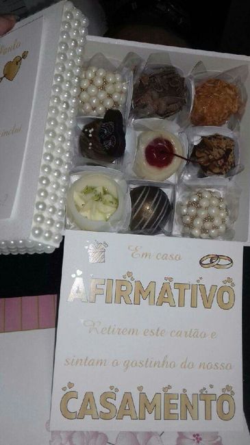 Sugestão  de sacolinha convite padrinhos - 2