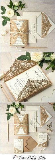10 convites de casamento - Inspiração Pinterest 6