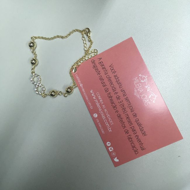 Chegou - Pulseira das madrinhas - 4