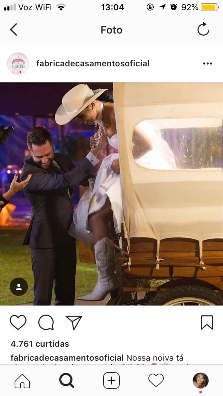 Quero casar de bota ❤️ #vemver #maisalguem? - 2