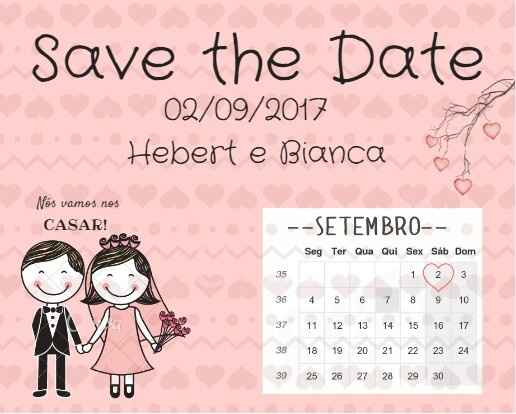 Meu save the date - 1