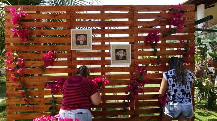 Painel de Madeira ( Palets ) Bem diferente né