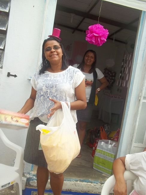 Minha amiga e animadora da festa