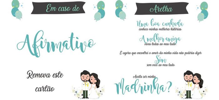 Convite Interno Madrinhas