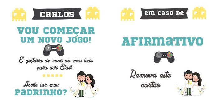 Convite Interno Padrinhos