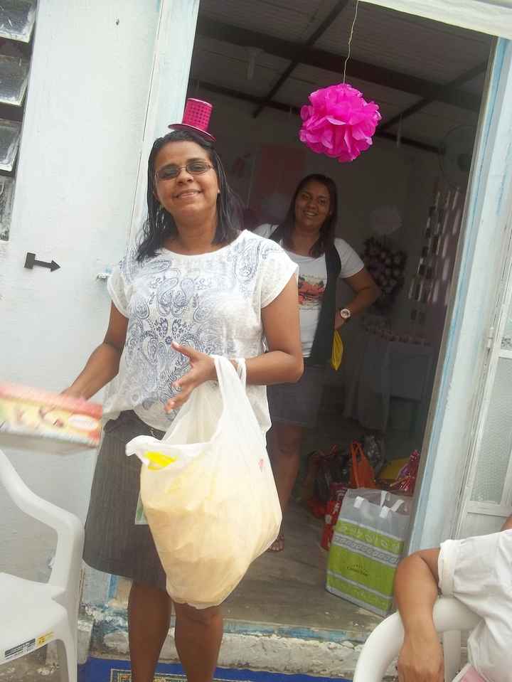 Minha amiga e animadora da festa